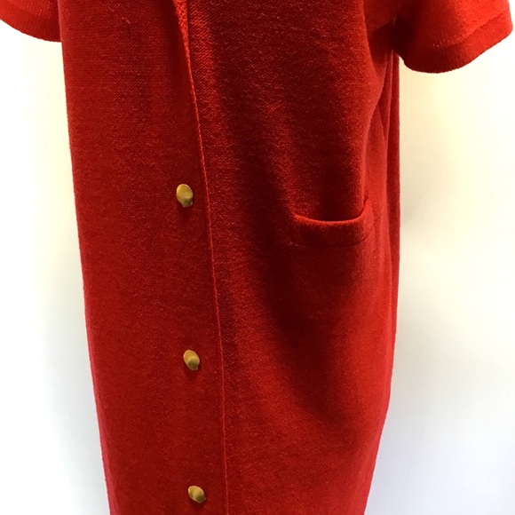 Vintage-Short Sleeved Nautical Cardigan/Dress - Picture 5 of 10